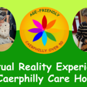Care Home residents using VR headsets